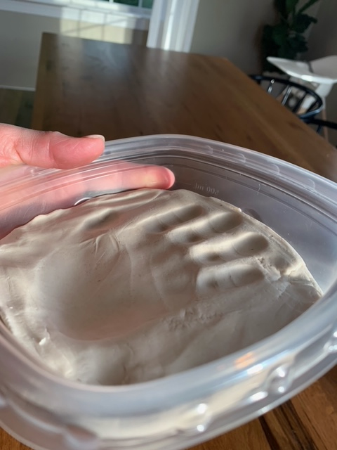 Colin's Hand Print Impression