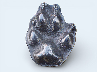 Large aluminum dog Pet-Paw